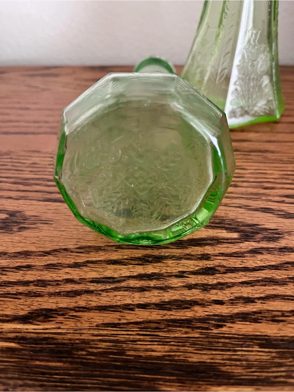 Green Depression Glass